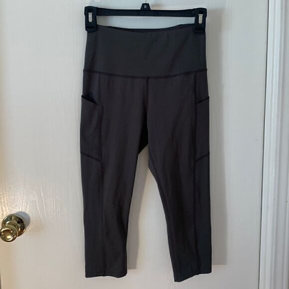 MPG EUC gray cropped leggings with pockets Size XS - Picture 1 of 4